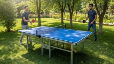 میز پینگ پنگ ضدآب فضای باز و پارکی