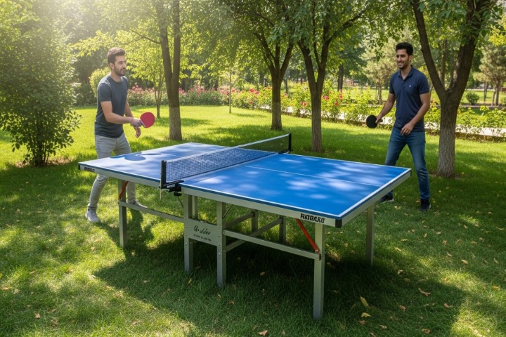 میز پینگ پنگ ضدآب فضای باز و پارکی